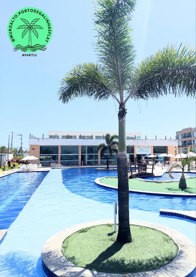 Flat Aconchegante, 3 Quartos, Condominio Muro Alto Em Pôrto das Galinhas Kültér fotó